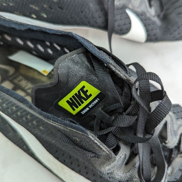 Nike Mens Size 11.5 Air Zoom Victory Tour 3 Black Cleat Track Field Shoes - Picture 6 of 10